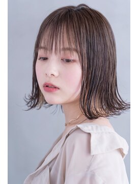 ロジッタ(ROJITHA) 【ROJITHA】外ハネワンカール×ナチュラルグレージュ