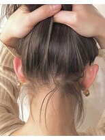 ヌード(nude)&nbsp;nude田中【くすみブラウン】×【鎖骨ミディアム】