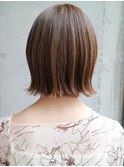 【DaVin中目黒】外ハネボブ　アッシュブラウン