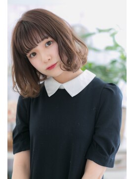 ミック ヘアアンドビューティー 大山店(miq Hair&Beauty) シースルーバングくせ毛風小顔フレンチガーリーa1