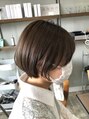 ルーア カインドサロン(Ruua kind salon) ショートボブに、オイルやバームをつけてツヤ、束感UP！