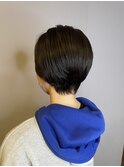 20代30代40代大人可愛い小顔ハンサムショートくせ毛風パーマ