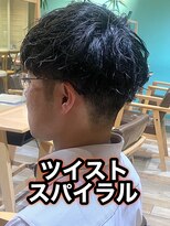 リスタバイネオリーブ 浅草(Re:sta by neolive)&nbsp;ソフトツイスパツイストスパイラル縦落ちツイスパメンズパーマ