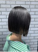 20代30代大人かわいいぷつっとボブ♪