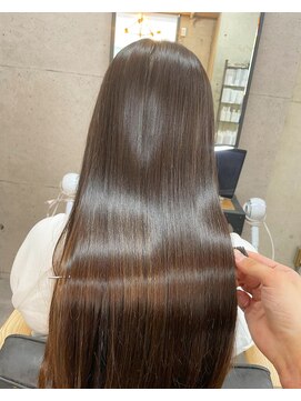 ノア 奈良駅前店(NoA) スモーキーベージュ×髪質改善UPTOGLOSS