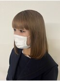 20代30代40代50代大人可愛い艶カラーナチュラルストレート