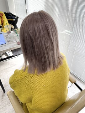 アジールヘア 所沢プロペ通り店(agir hair) エアリーボブ美髪ケアブリーチミルクティーカラー練馬所沢韓国