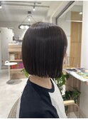 20代～30代シンプルストレート艶ボブ［仙台］