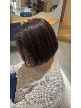 パラゴ(PARAGO.) 《緑橋/城東区/女性サロン》ハイライト×ピンク