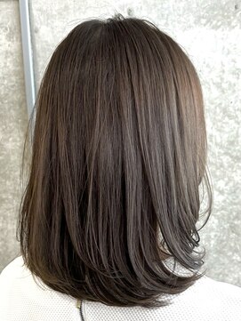 アヤラグランスパ 船橋店(AyaLA GRAN SPA) 【福田隆晃】ダークアッシュ/こなれミディ/イメチェン