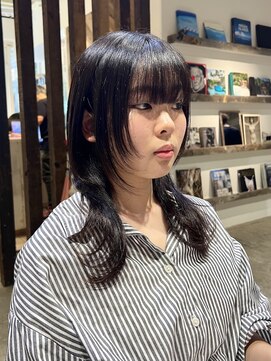 グラッド(GLAD.) ロングウルフカット/ミディアムウルフ/顔まわりレイヤーカット