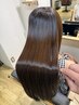 前髪矯正＋髪質改善トリートメント＋カット￥28600