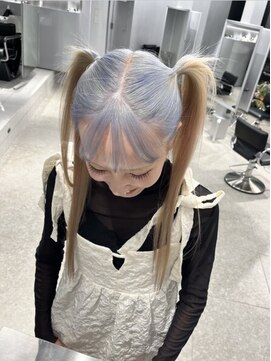 ペレ アネックス 大阪梅田茶屋町店(PELE ANNEX) ミディアムヘア/デザインカラー/フェイスフレーミング/梅田