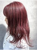《ブリーチあり》チェリーレッド