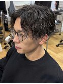 【arietta杉山】ビジネスショートツイストスパイラルパーマ