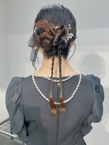 ヴェイン 渋谷(vain)&nbsp;10代20代30代◎結婚式お呼ばれカチモリヘア 編みおろし