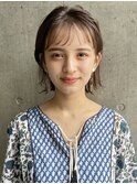 【カジュアル可愛い】伸ばしかけスウィングボブ