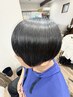 【メンズ極上艶髪】メンズカット+低ダメージ/メンズ縮毛矯正+エクラリティTR
