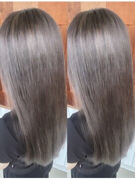 アンチ(ANTI) 【透明感】ブリーチ/ラベンダーグレージュ/顔まわりカット