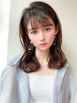 エイミーバイアフロートザガーデン 浦和店(amie by afloat the garden) フレンチバングが可愛いローレイヤーカット【浦和】