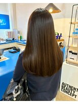 アズグロウ エクラ(AS GROW 'eclat) 髪質改善シルクストレートミルクティーブロンド