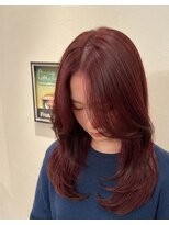 ヘアメイク フレンシア(hair make flencia)&nbsp;艶めく美髪ロングレイヤー【380スタイル】