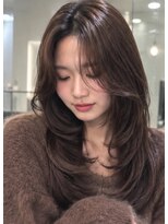 ベル 新宿(Belle)&nbsp;大人ヘア　毛流れヘア　2way レイヤーカット　ハッシュ　新宿