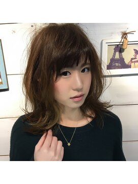 ダブル ヒッチ ヘア(W Hitch hair) ナチュラルグラデーションカラー