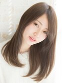 自然なストレートで【美髪×ナチュラル】
