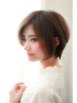 リンダバイネオリーブ 白楽店(Linda by neolive) 前下がり大人ショートボブ