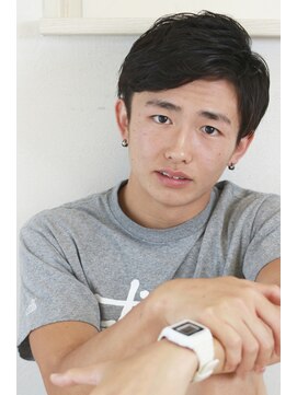 ミリュウ(Milieu) アップバング ショート ツーブロック