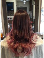 リュクスヘア ラシック(Luxe Hair La Chic)&nbsp;グラデーションピンク☆