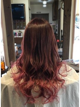 リュクスヘア ラシック(Luxe Hair La Chic) グラデーションピンク☆