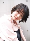 【morio札幌】2020年髪型 大人かわいい黒髪ボブ毛先パーマ