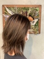 ヘアー ラヴワン 大泉(hair love One)&nbsp;ハイライト×グラデーション　ベージュ