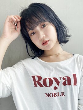 アイティー バイ アルバム 浦和店(IT by ALBUM) 外はねボブ_クールショートピンクベージュボブルフ_47815