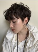 nanuk takabayashi ショートスタイルパーマ
