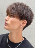 【大人マッシュ、韓国風、ソフトツイストスパイラルパーマ】