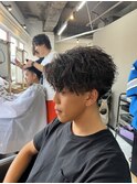 スパイラルパーマ　波巻きパーマ　ツイストスパイラルパーマ