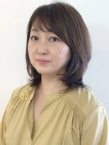 リコ(LIKO)&nbsp;大人のふんわりミディ☆ボリューム/明るい白髪染め/大人女性に◎