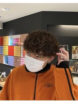 モッズヘア 仙台長町店(mod's hair) 【都築】ハイライトと波巻きパーマ