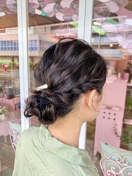 ミーネピンク 行徳店(Miene Pink) 大人かわいいヘアアレンジ20代30代40代☆髪質改善【Pink】