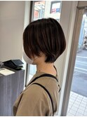 丸みショートボブ【新村/PLASISR/草加】