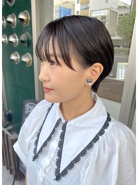 ミニム ヘアー(minim hair) 【minim×日比】マッシュショート/耳かけボブ