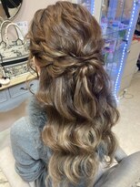 プーペ(pupe)&nbsp;ハーフアップ