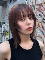 ノイ(noi)&nbsp;顔周りレイヤーカットグレージュカラーくびれボブベージュカラー