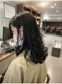 暗髪スタイル
