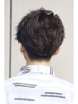 リップス 心斎橋(LIPPS) 爽やかツーブロックかきあげショート