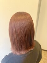 ストーリア 川崎店(STORIA)&nbsp;プツっとボブ×ピンクブラウン