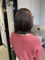 エトラ 渋谷店(etora)&nbsp;前髪 外ハネボブ ワイドバング イメチェン 美髪"